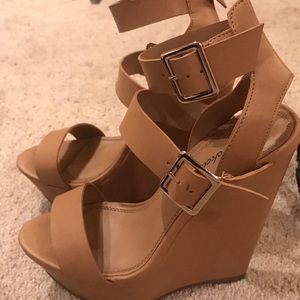 Tan Wedges